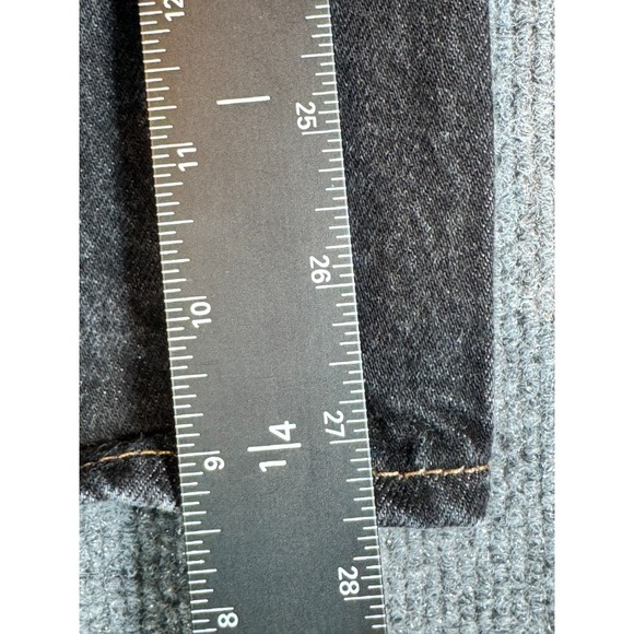 Levi's 501 Original Fit Jeans Mens 29x30 Gray Dark Wash Straight Leg Streetwear - Picture 5 of 6